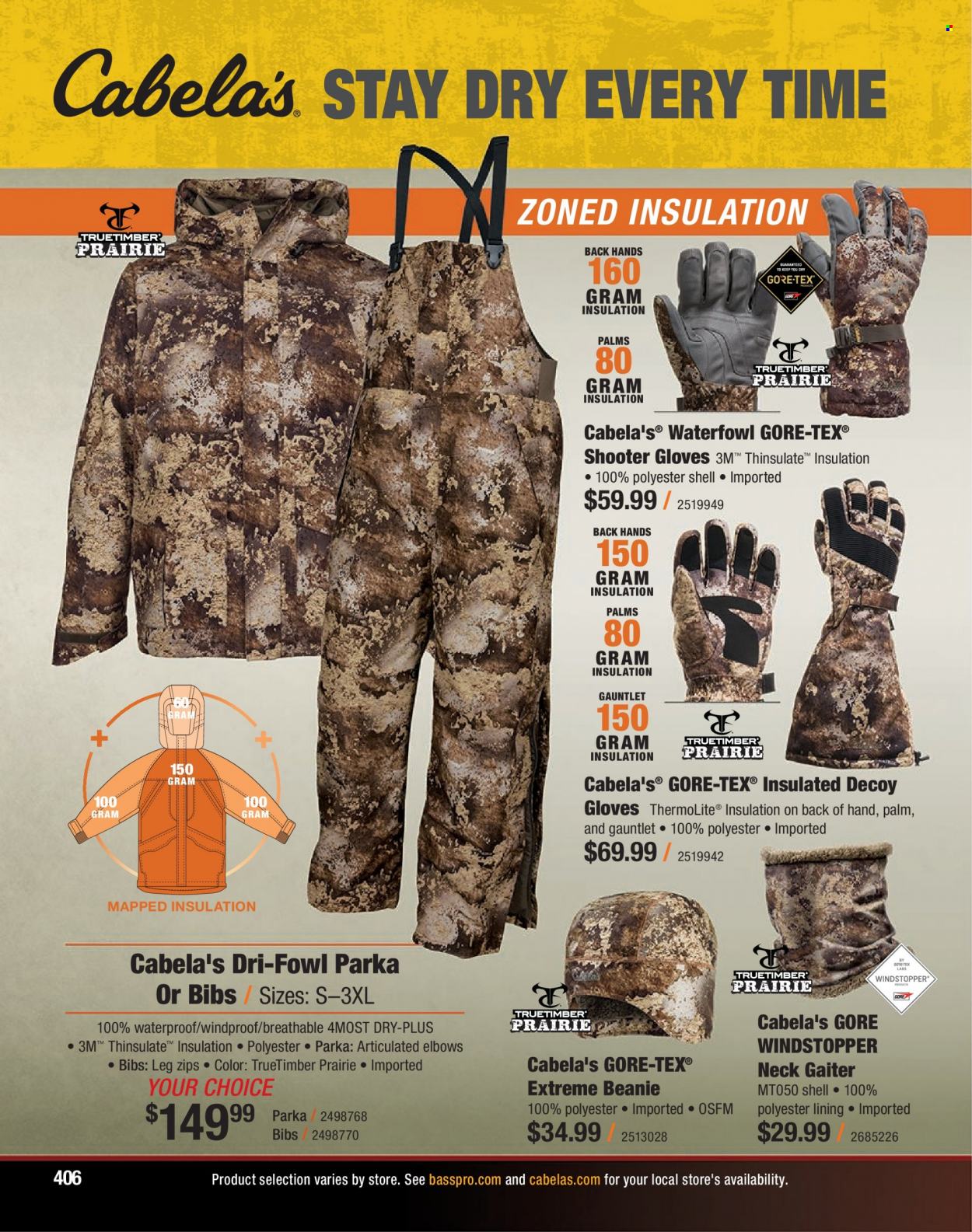 Bass Pro Shops flyer . Page 406.