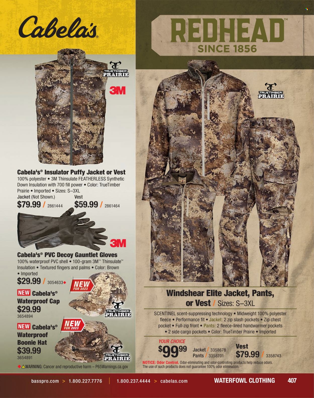 Bass Pro Shops flyer . Page 407.