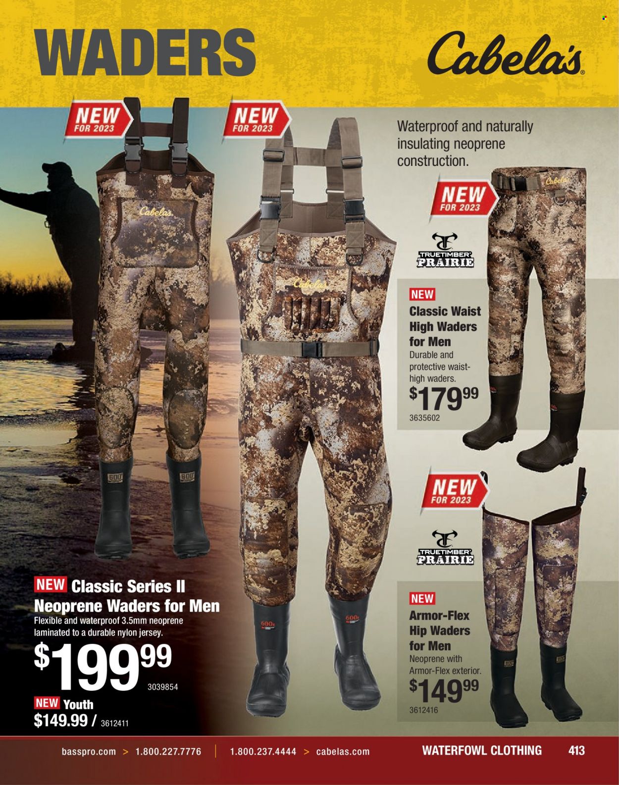 Bass Pro Shops flyer . Page 413.