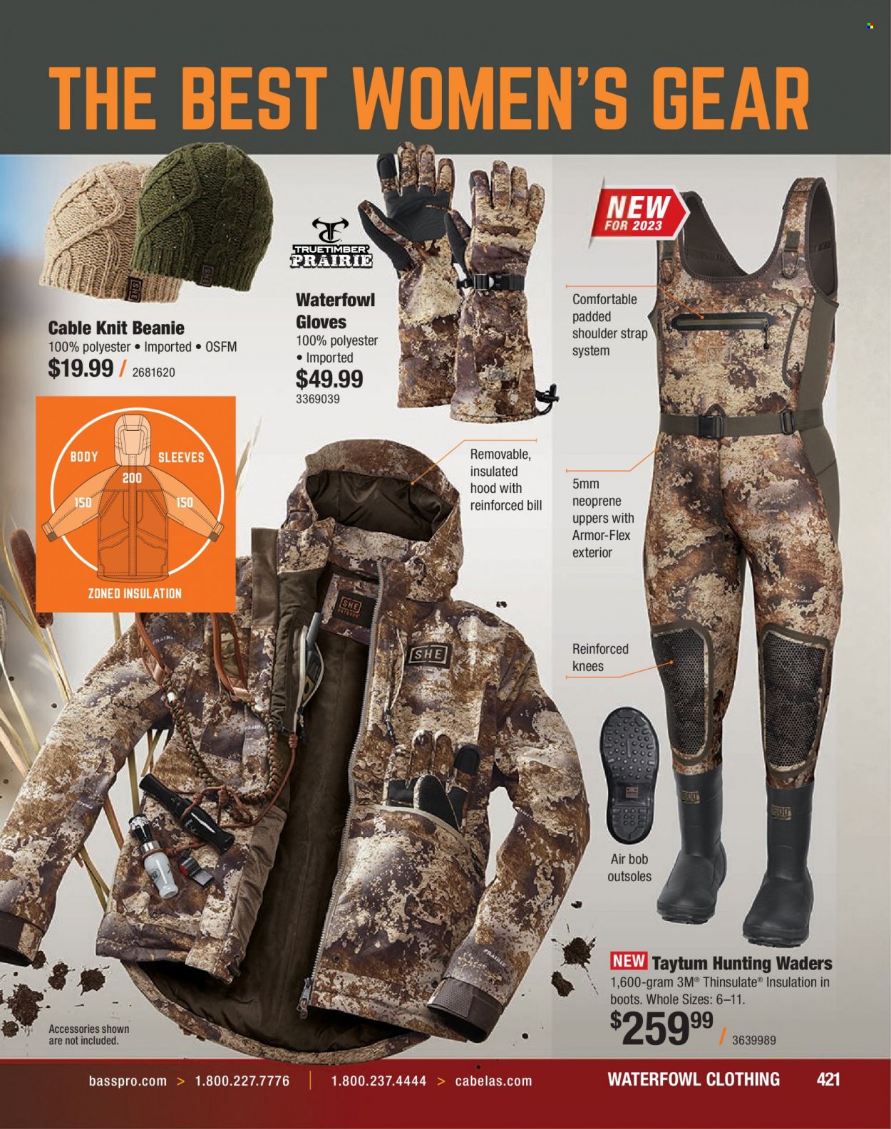 Bass Pro Shops flyer . Page 421.