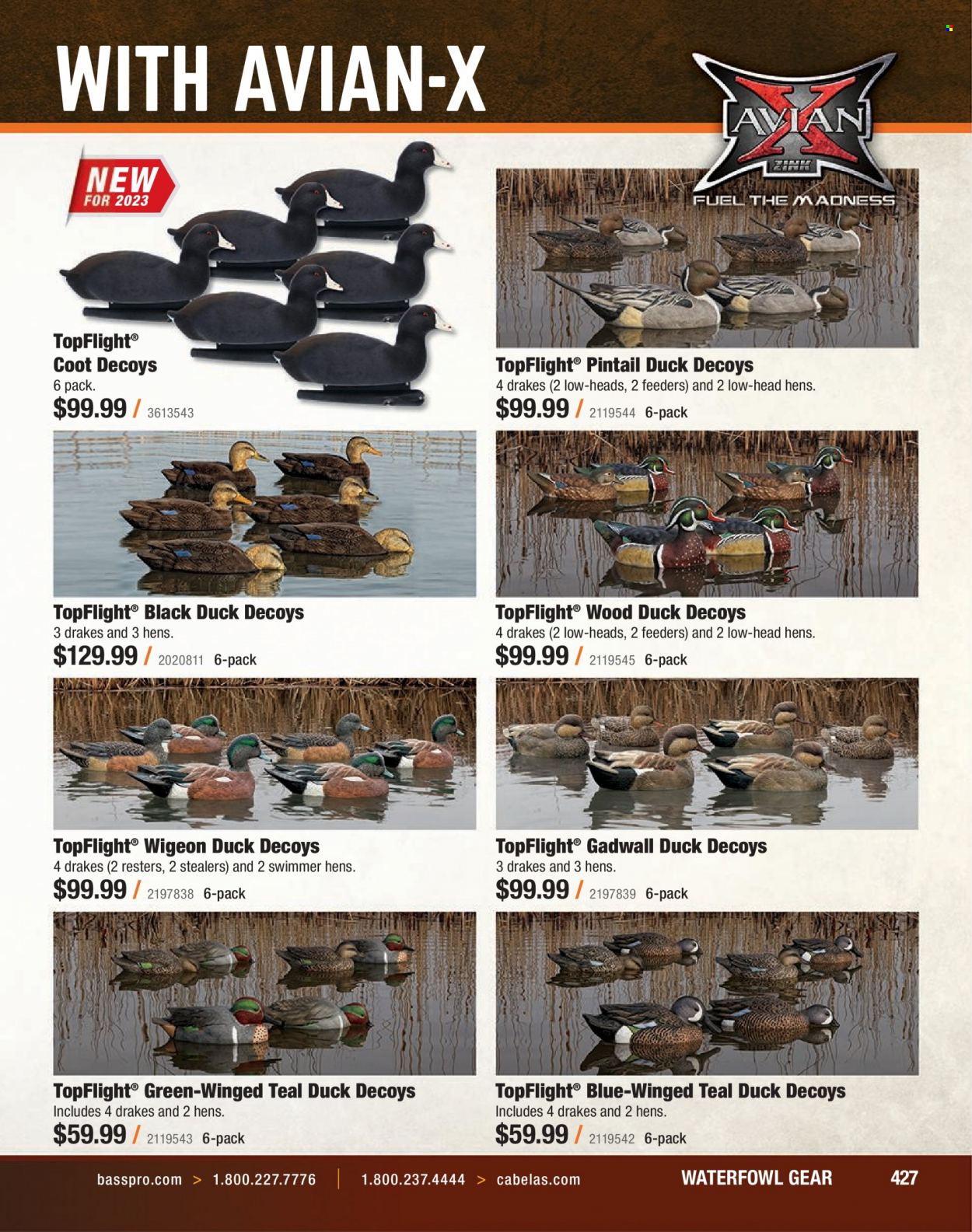 Bass Pro Shops flyer . Page 427.