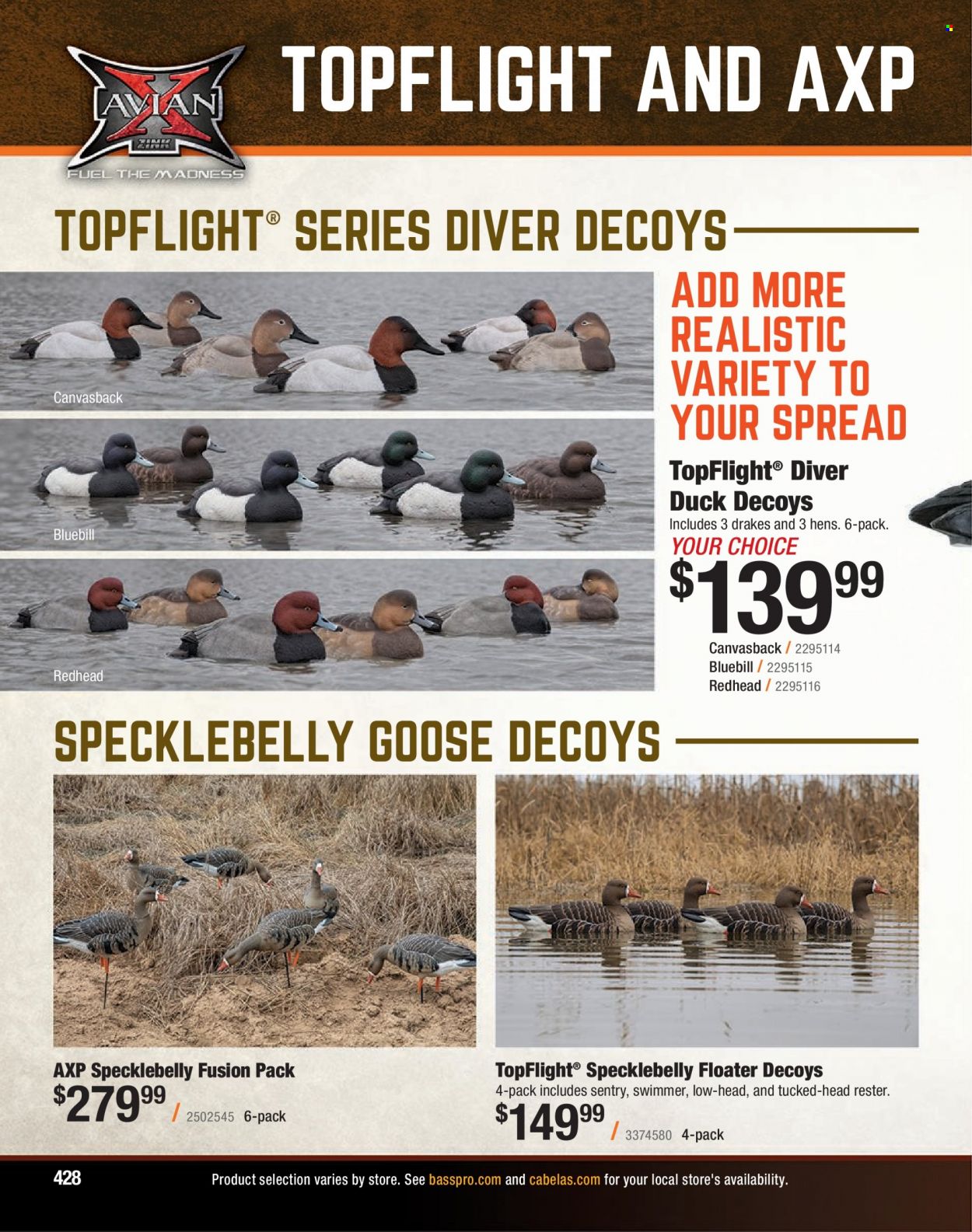 Bass Pro Shops flyer . Page 428.