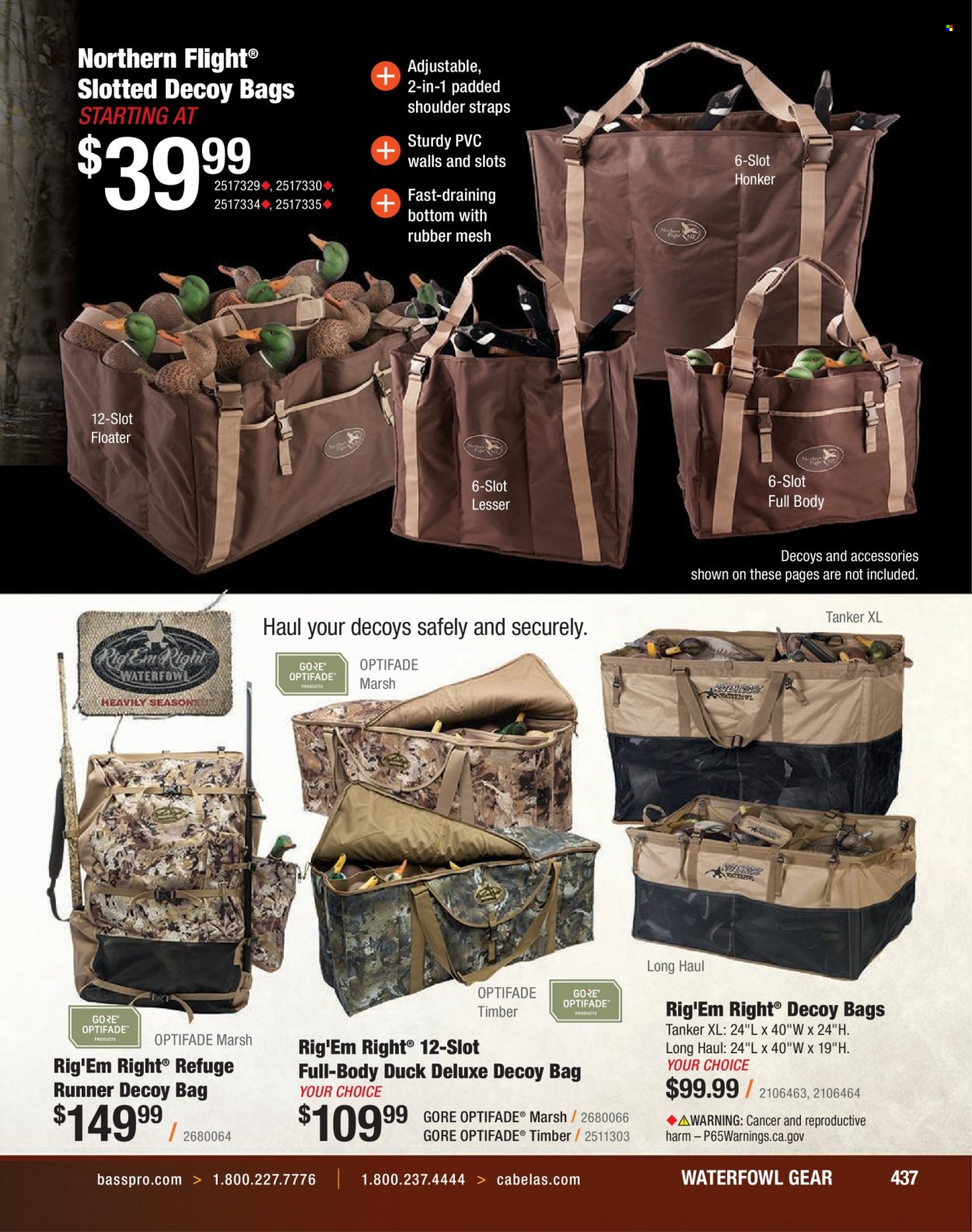 Bass Pro Shops flyer . Page 437.
