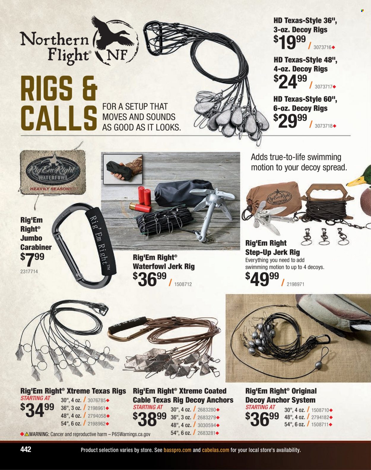 Bass Pro Shops flyer . Page 442.
