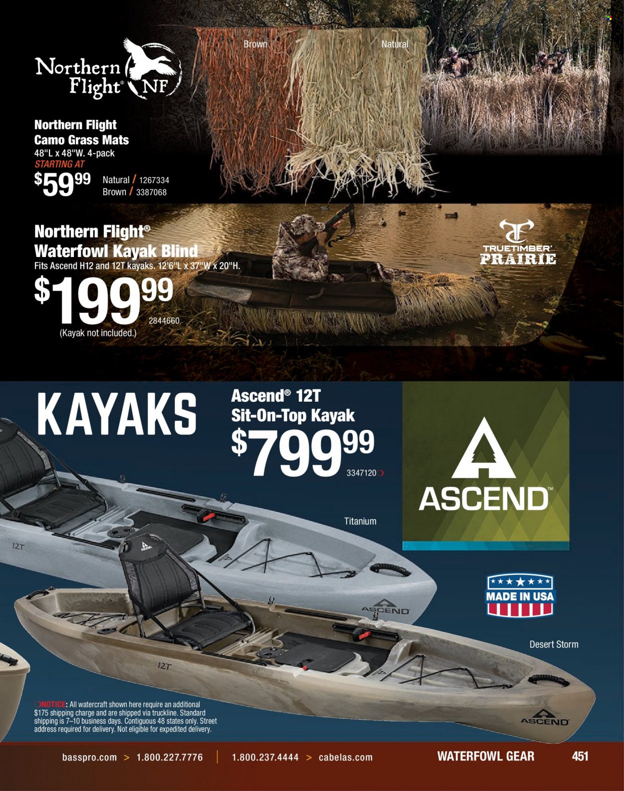 Bass Pro Shops flyer . Page 451.