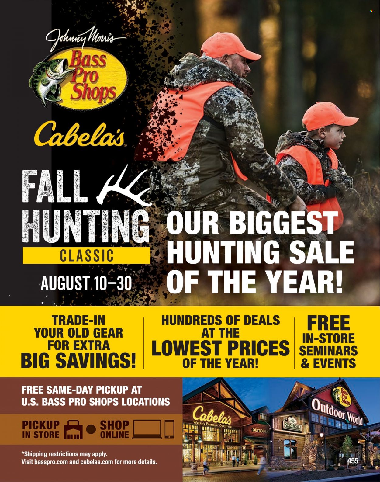 Bass Pro Shops flyer . Page 455.