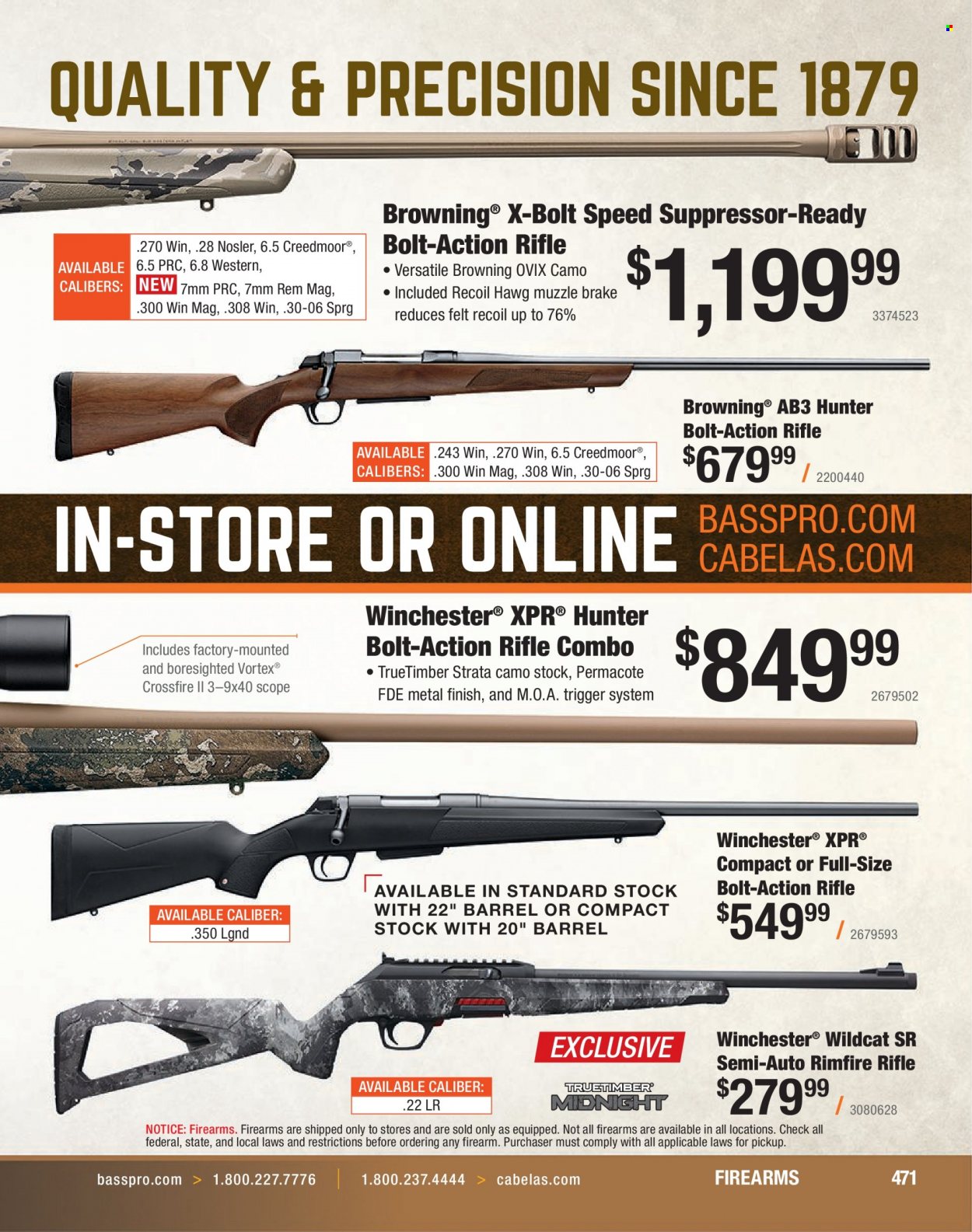 Bass Pro Shops flyer . Page 471.