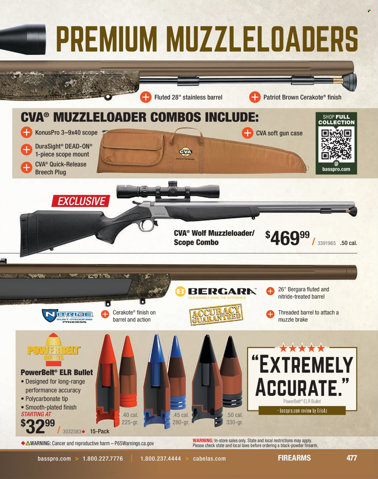 Bass Pro Shops flyer . Page 477.