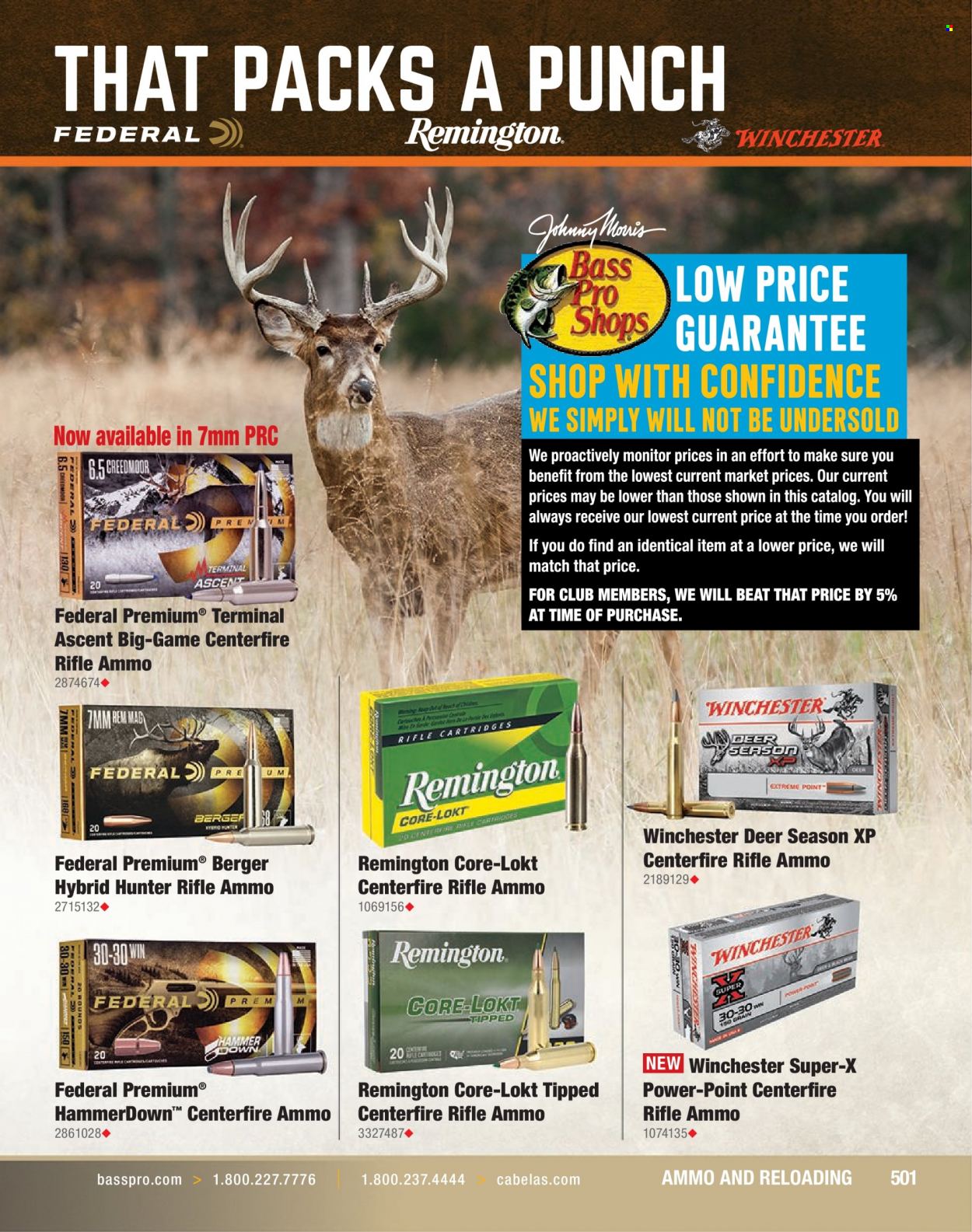 Bass Pro Shops flyer . Page 501.