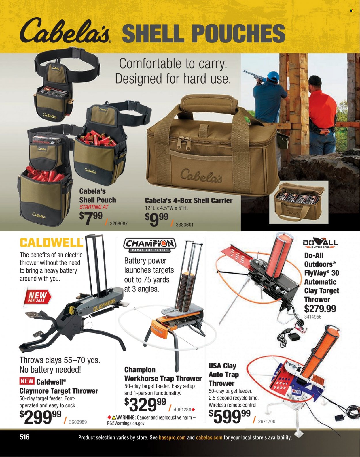 Bass Pro Shops flyer . Page 516.