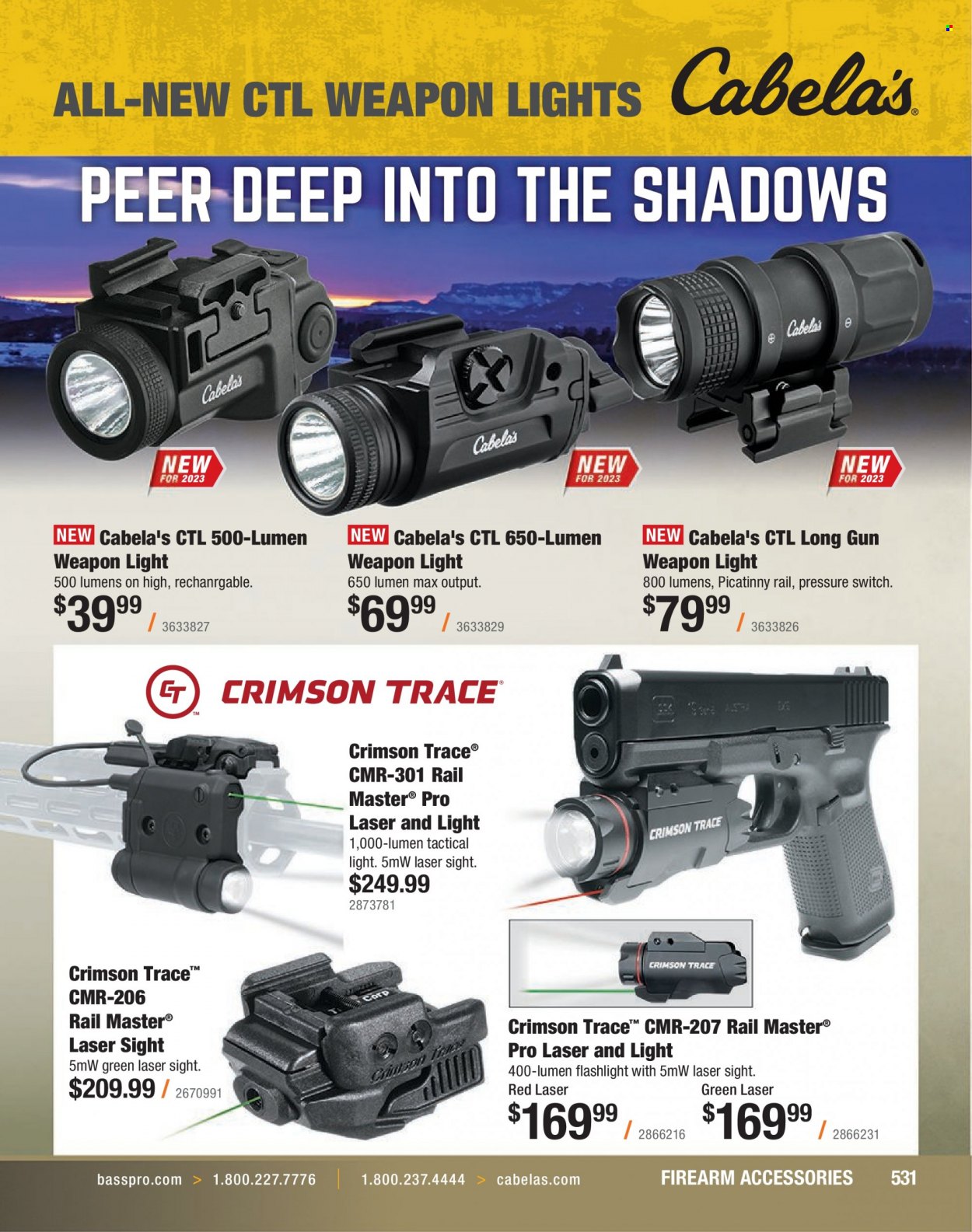 Bass Pro Shops flyer . Page 531.