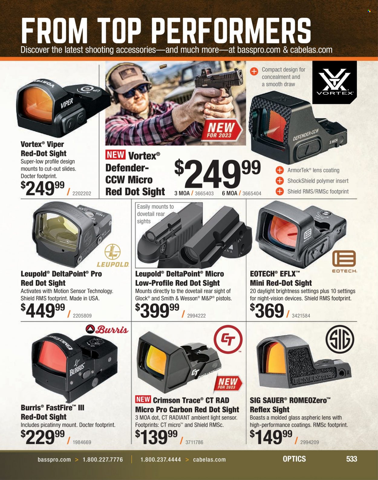 Bass Pro Shops flyer . Page 533.