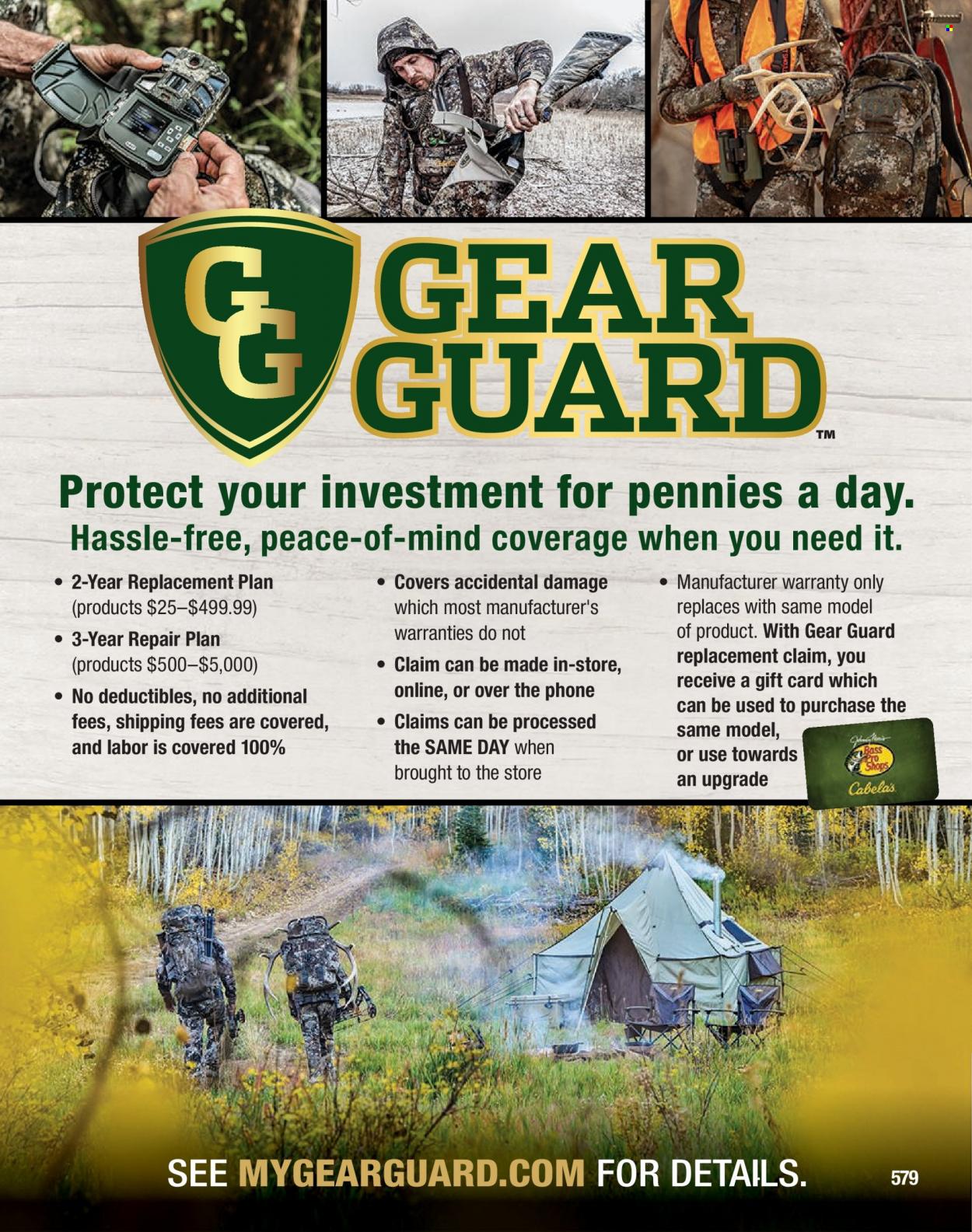 Bass Pro Shops flyer . Page 579.