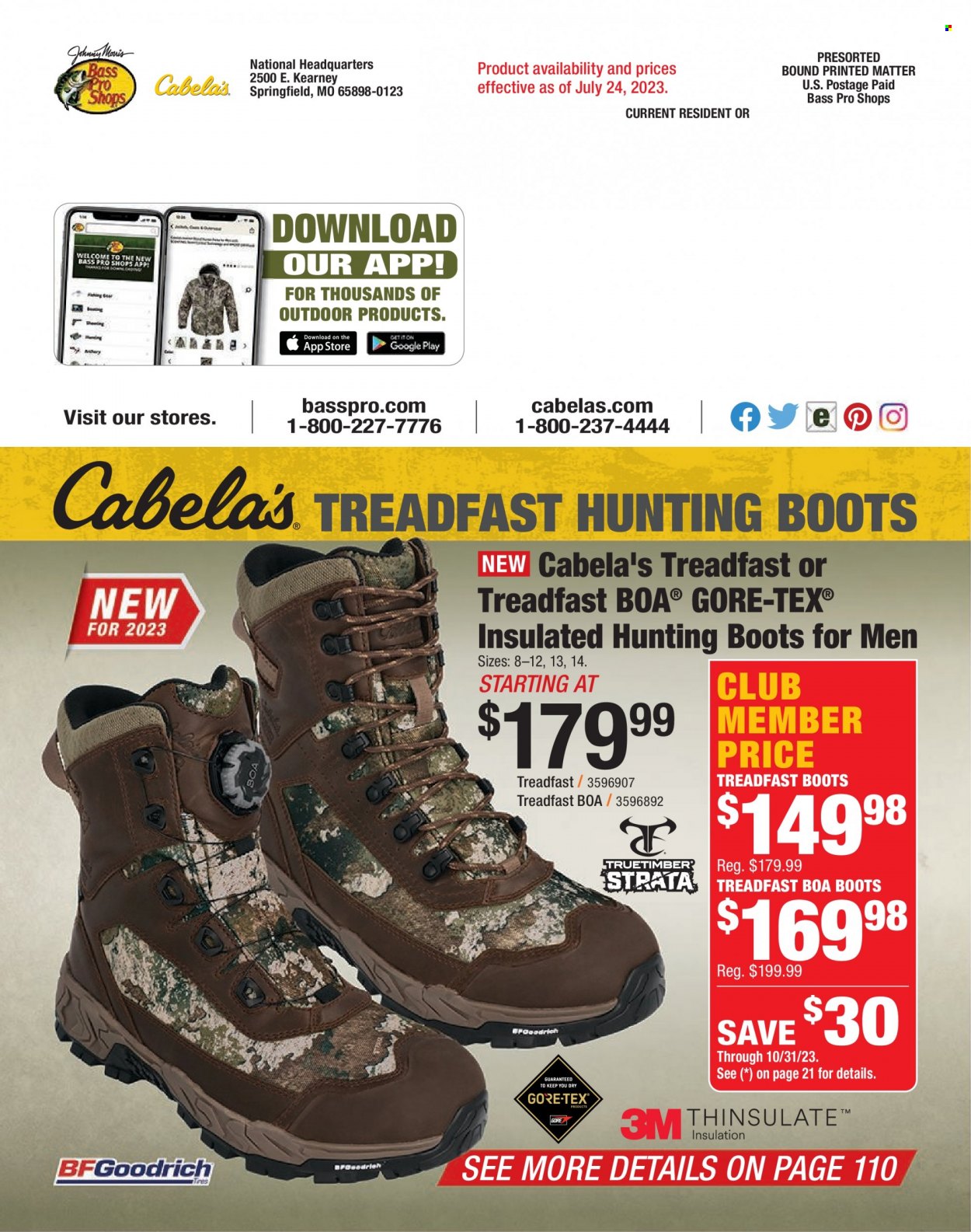 Bass Pro Shops flyer . Page 600.