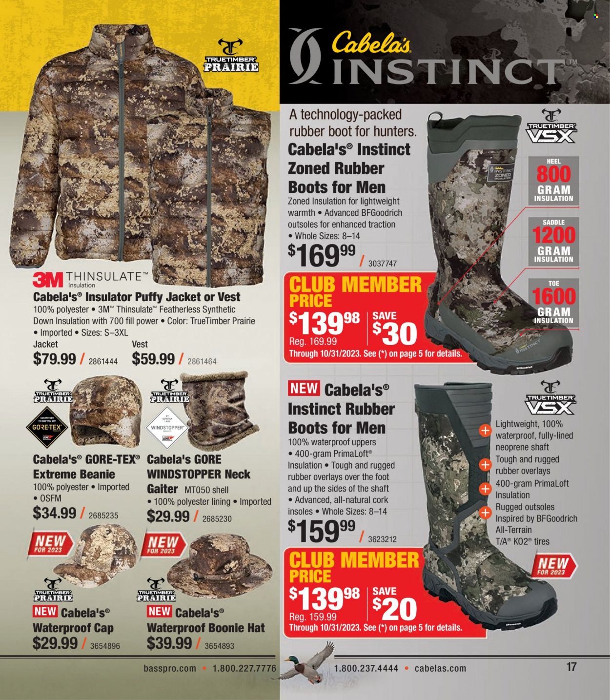 Bass Pro Shops flyer . Page 17.