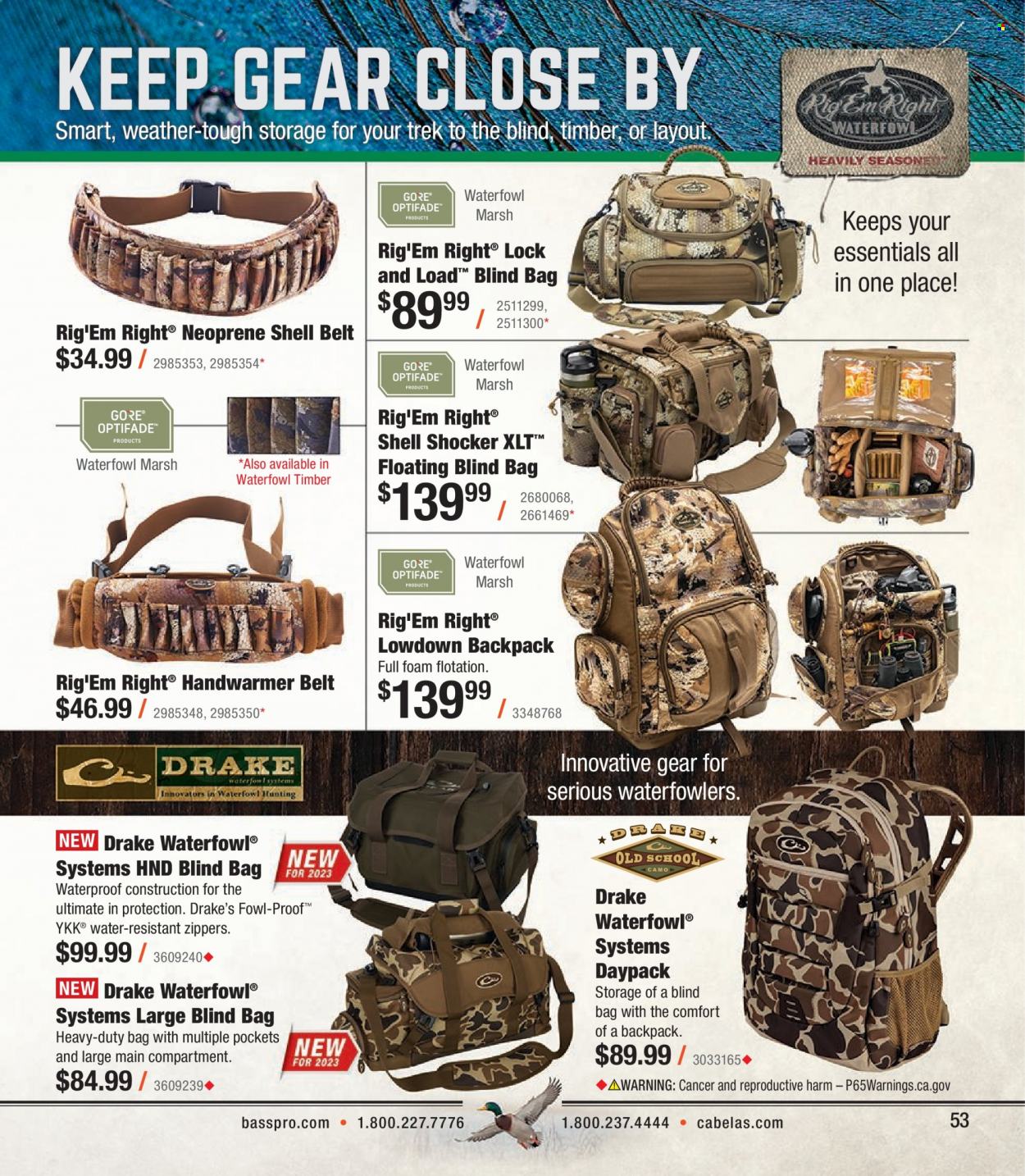 Bass Pro Shops flyer . Page 53.