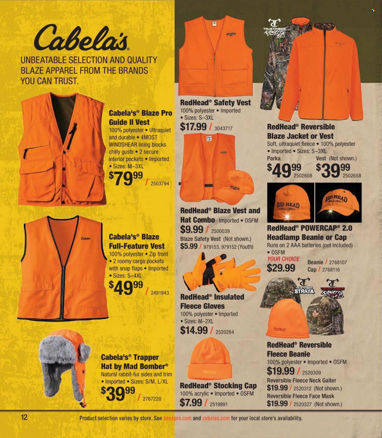 Bass Pro Shops flyer . Page 12.