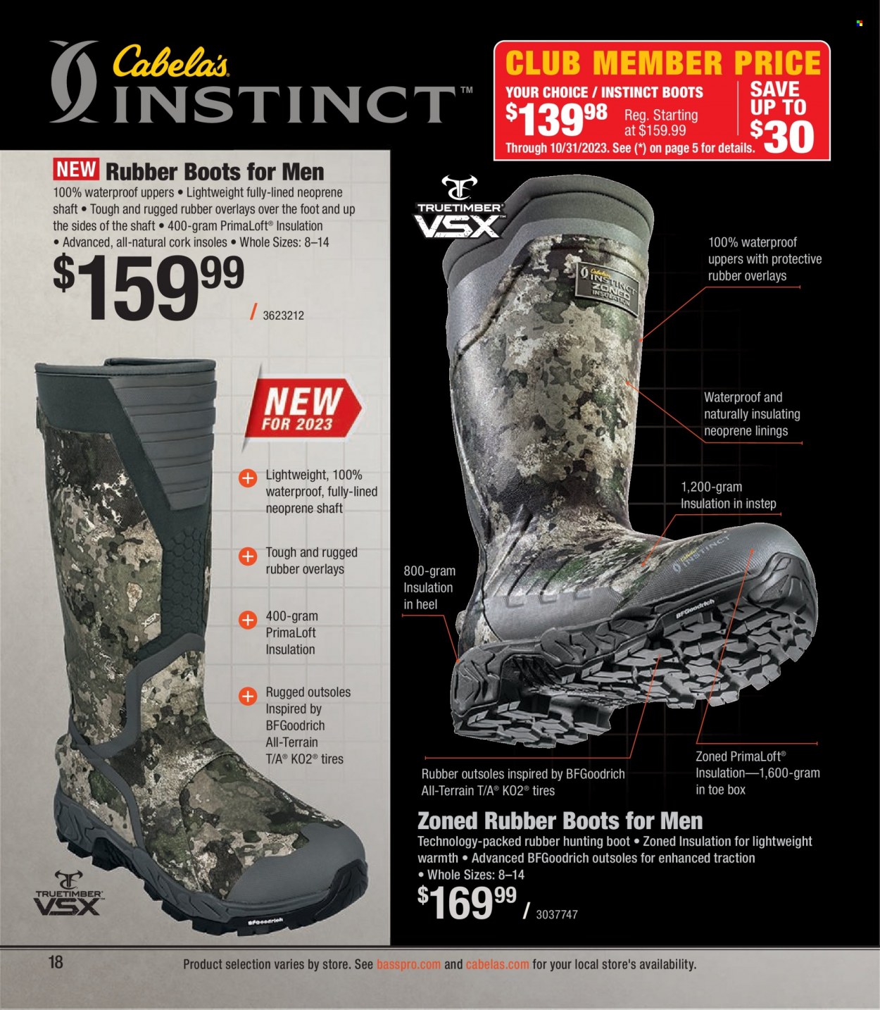 Bass Pro Shops flyer . Page 18.