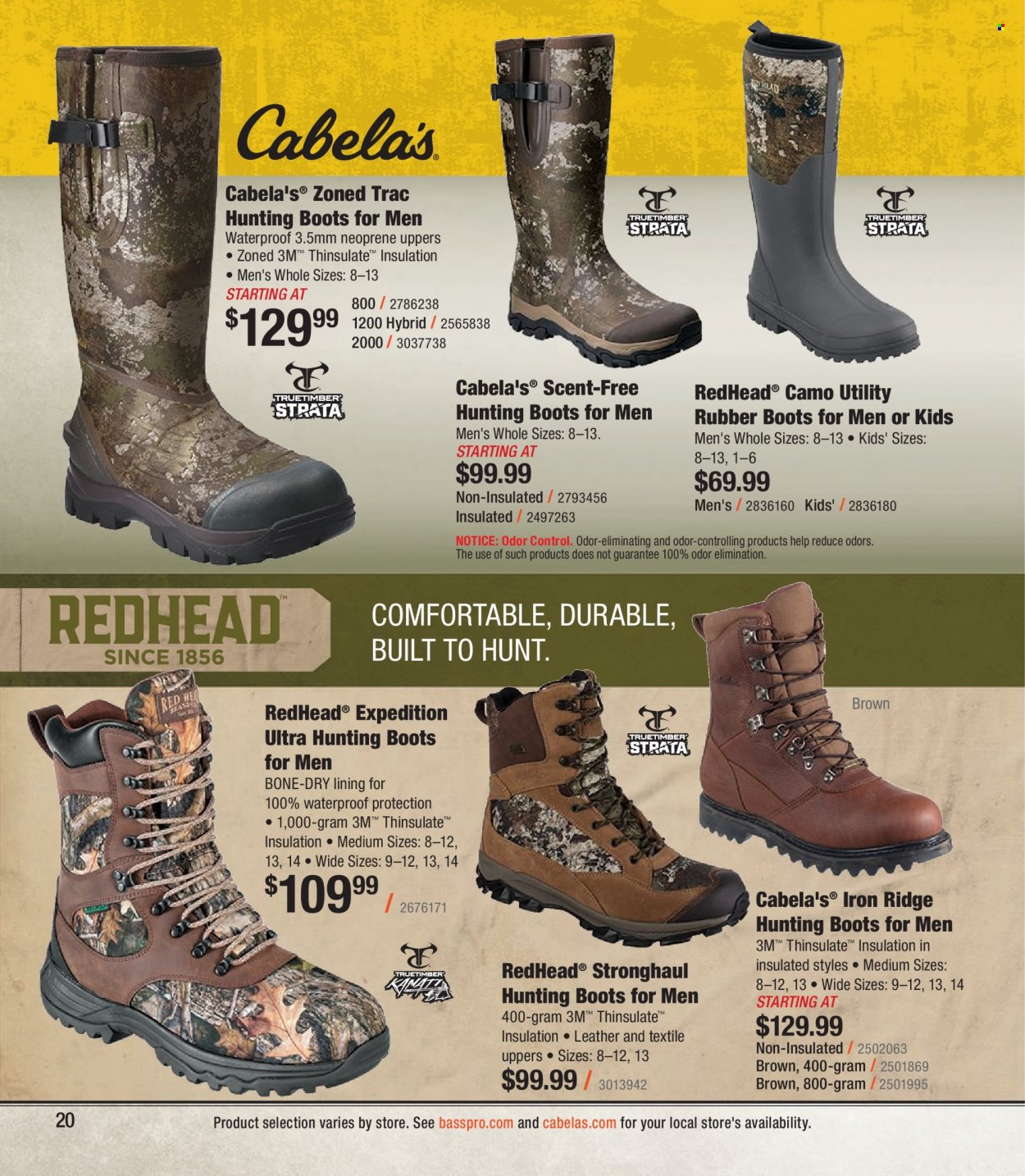Bass Pro Shops flyer . Page 20.