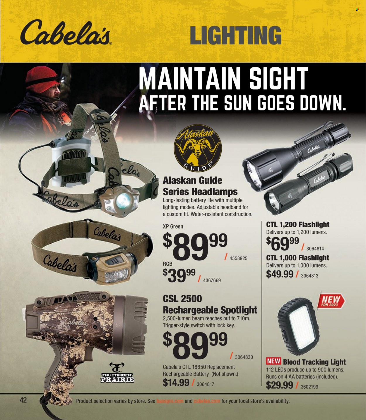 Bass Pro Shops flyer . Page 42.