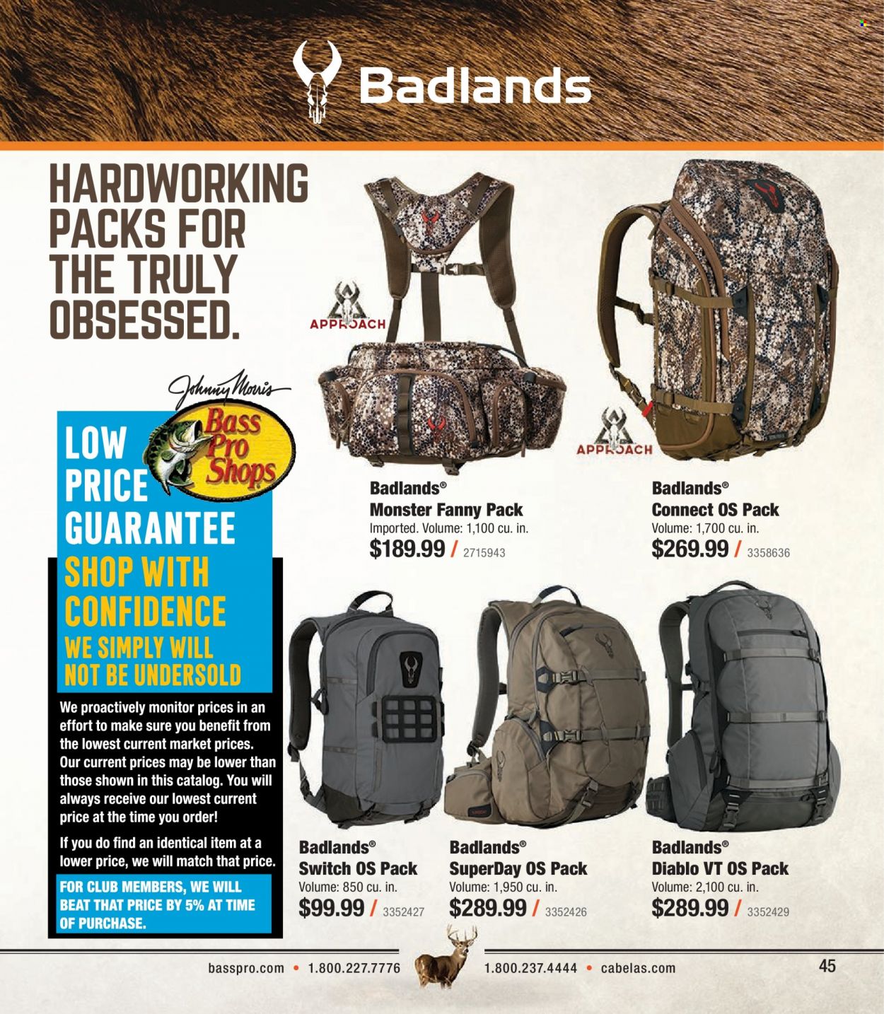 Bass Pro Shops flyer . Page 45.