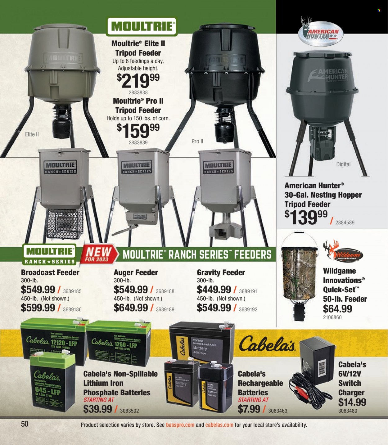 Bass Pro Shops flyer . Page 50.