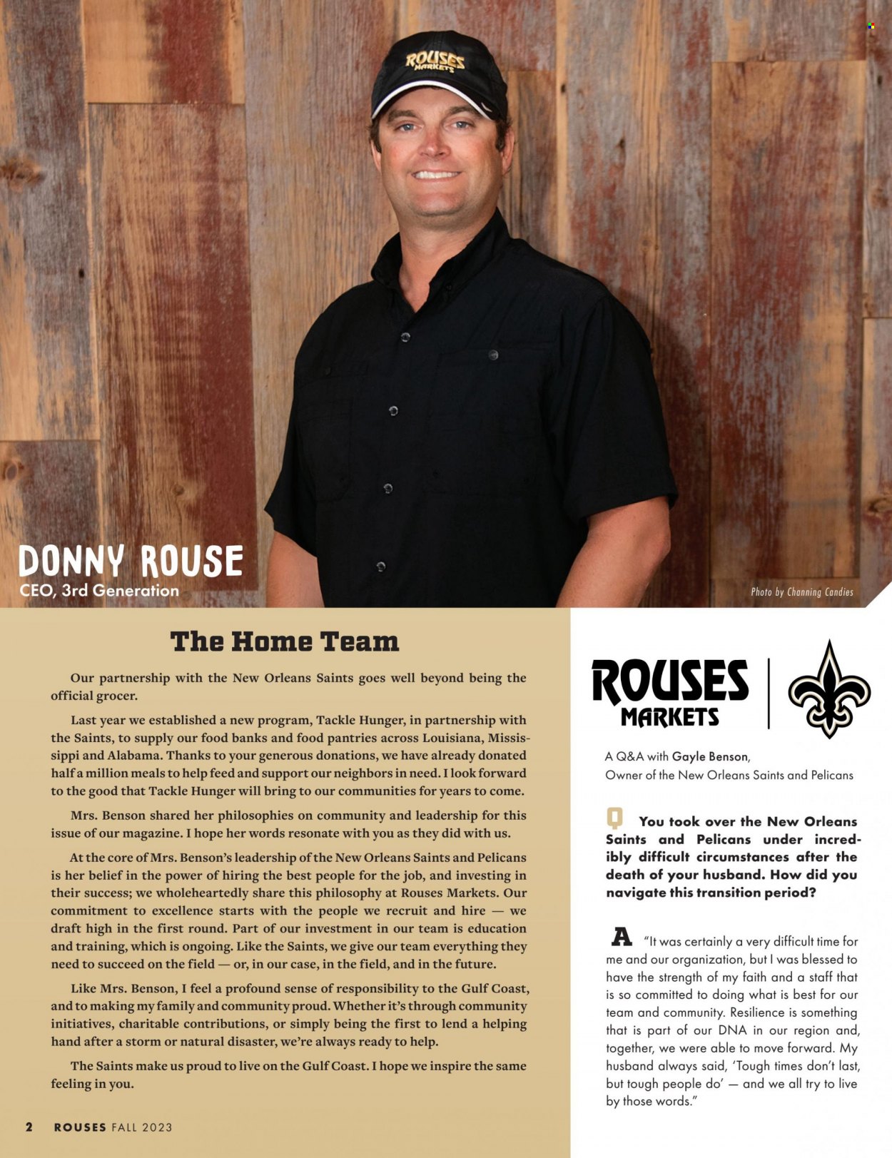Rouses Markets flyer . Page 4.