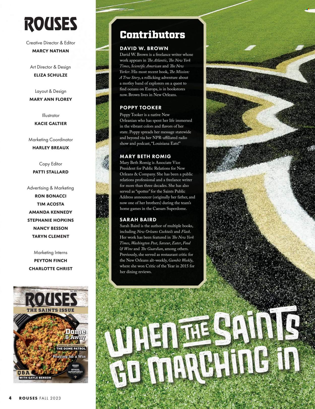 Rouses Markets flyer . Page 6.