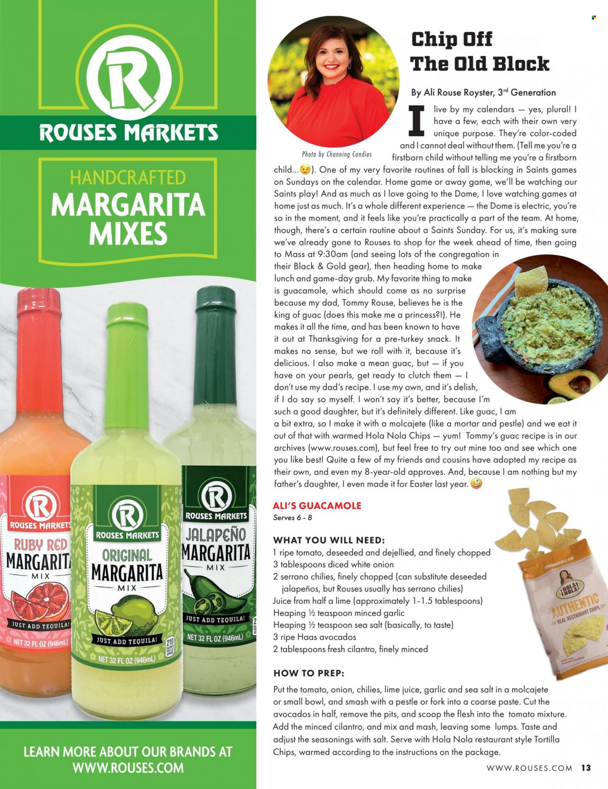 Rouses Markets flyer . Page 15.