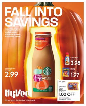 Hy-Vee - September Monthly Coupon Book