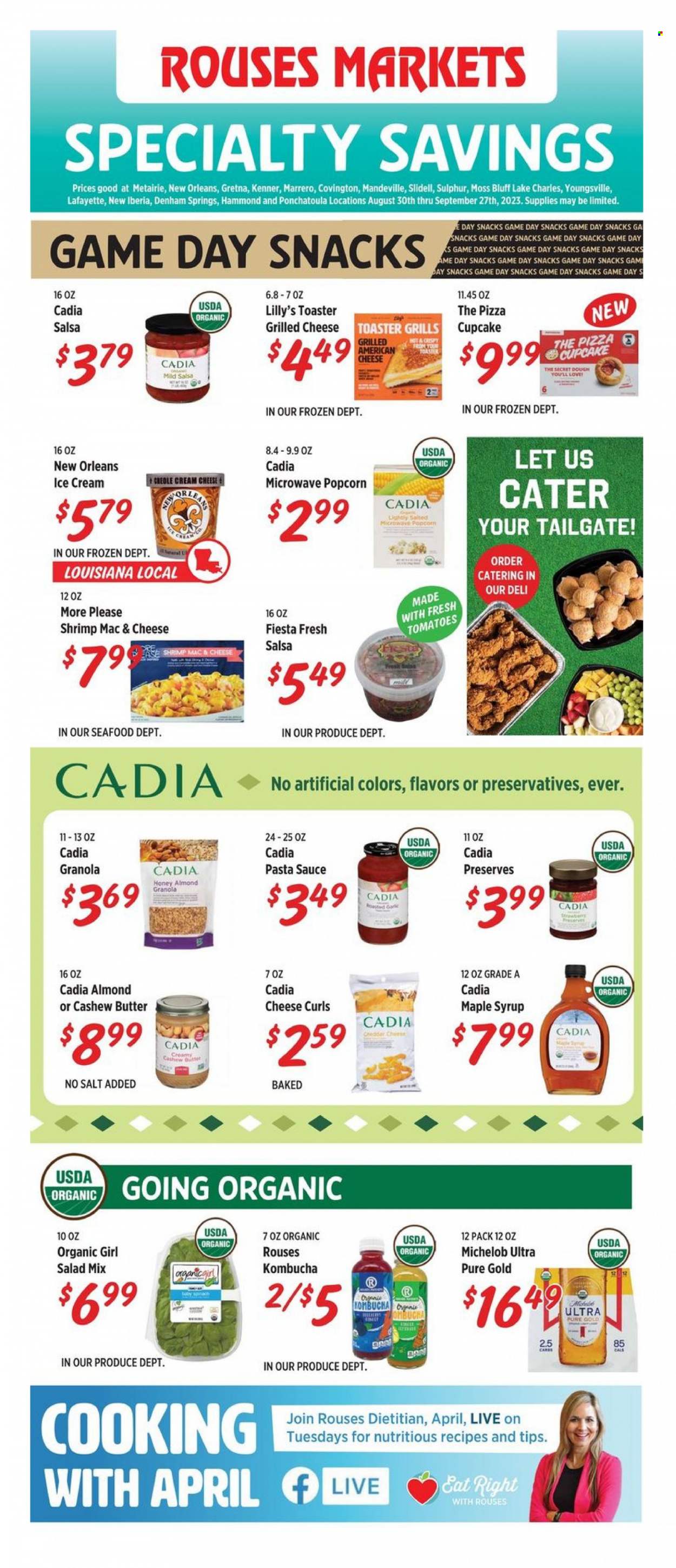 Rouses Markets flyer  - 08.30.2023 - 09.27.2023. Page 1.
