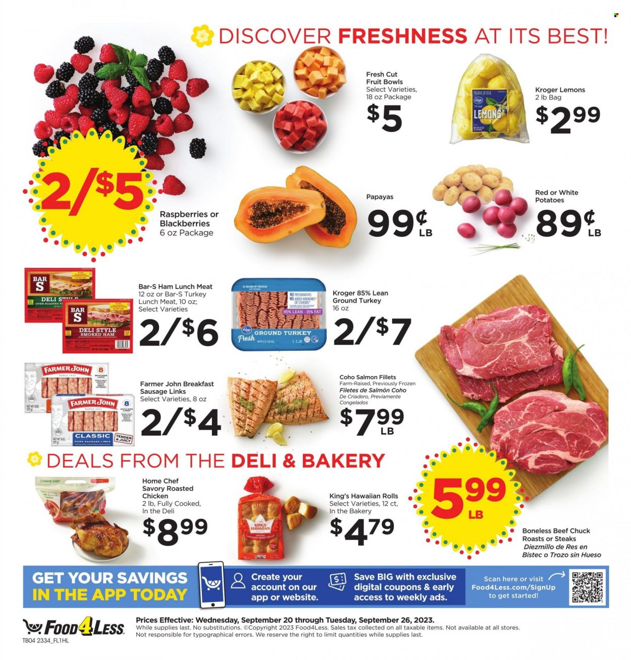 Food 4 Less flyer  - 09.20.2023 - 09.26.2023. Page 7.