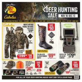 Cabela's - Deer Hunting Sale