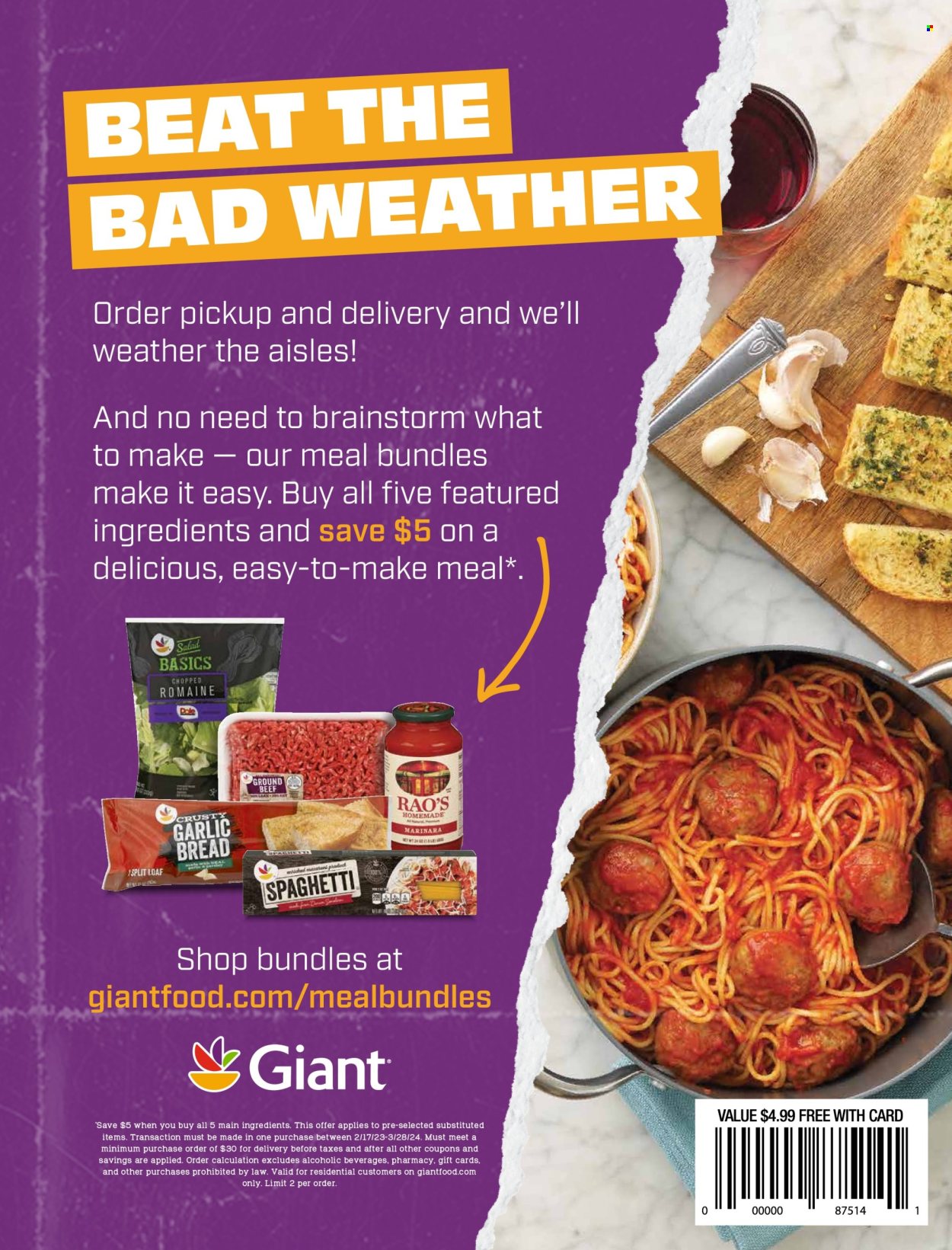 Giant Food ad  - 02.01.2024 - 03.31.2024.