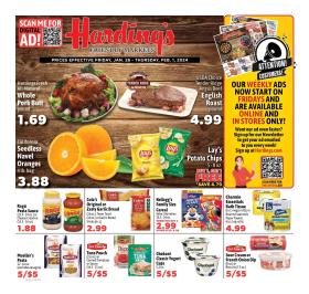 Harding's Markets - Weekly Sales