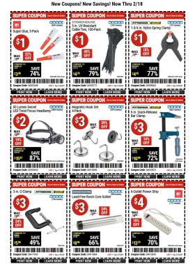 Harbor Freight - New Coupons! New Savings!