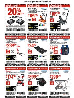 Harbor Freight - Super Coupons