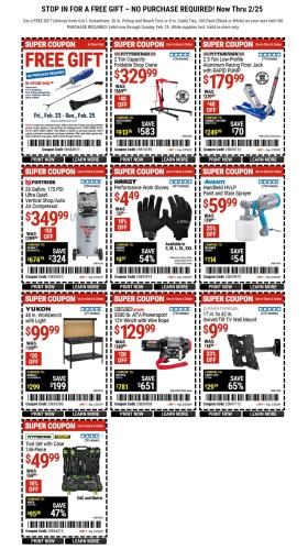 Harbor Freight - STOP IN FOR A FREE GIFT – NO PURCHASE REQUIRED!