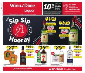 Winn Dixie - Alcohol Flyer