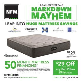 Nebraska Furniture Mart - Leap Into Huge Mattress Savings