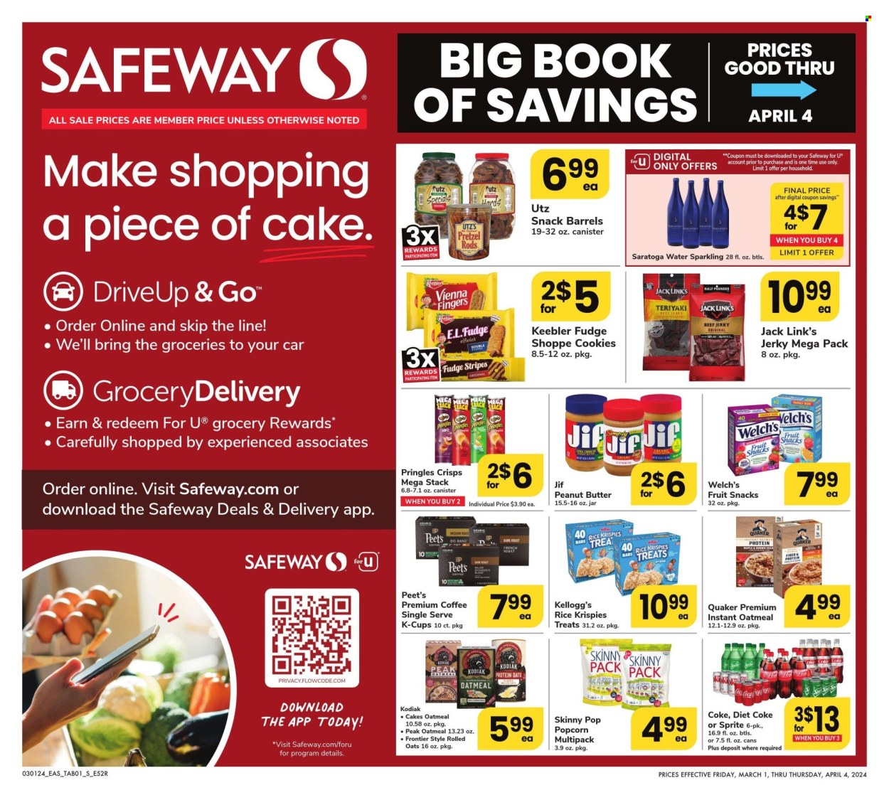 Safeway ad  - 03.01.2024 - 04.04.2024.