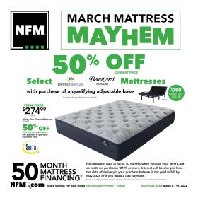 Nebraska Furniture Mart - March Mattress Mayhem