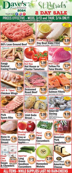 Dave's Fresh Marketplace - Mid-week Specials