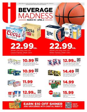 Hy-Vee - Beverage Madness Sale
