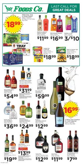 Foods Co - Last Call for Great Deals