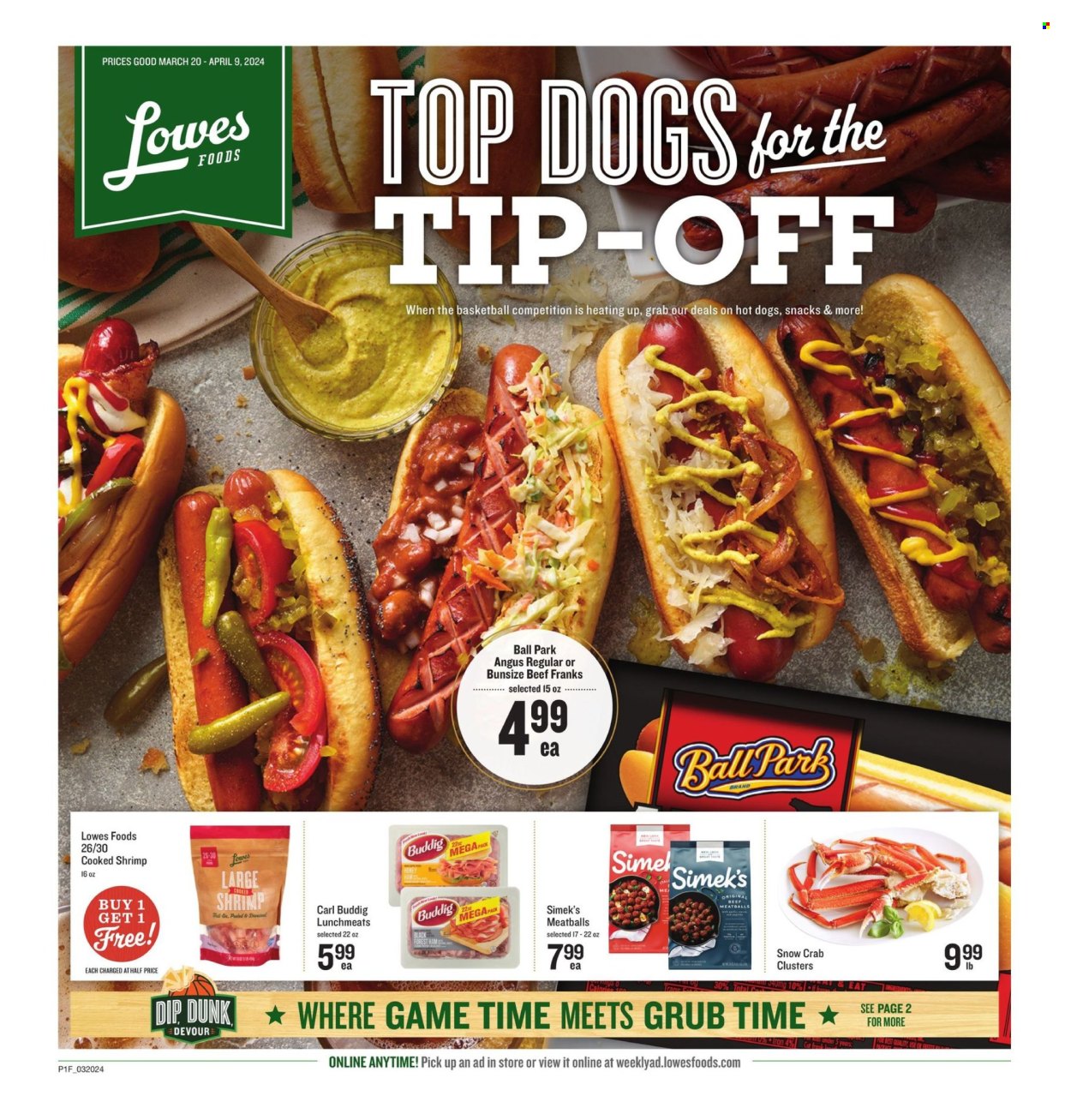 Lowes Foods ad  - 03.20.2024 - 04.09.2024.
