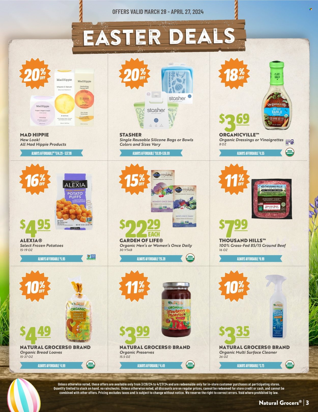 Natural Grocers ad  - 03.28.2024 - 04.27.2024.