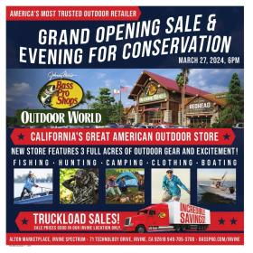 Bass Pro Shops - Grand Opening Sale & Evening for Conservation