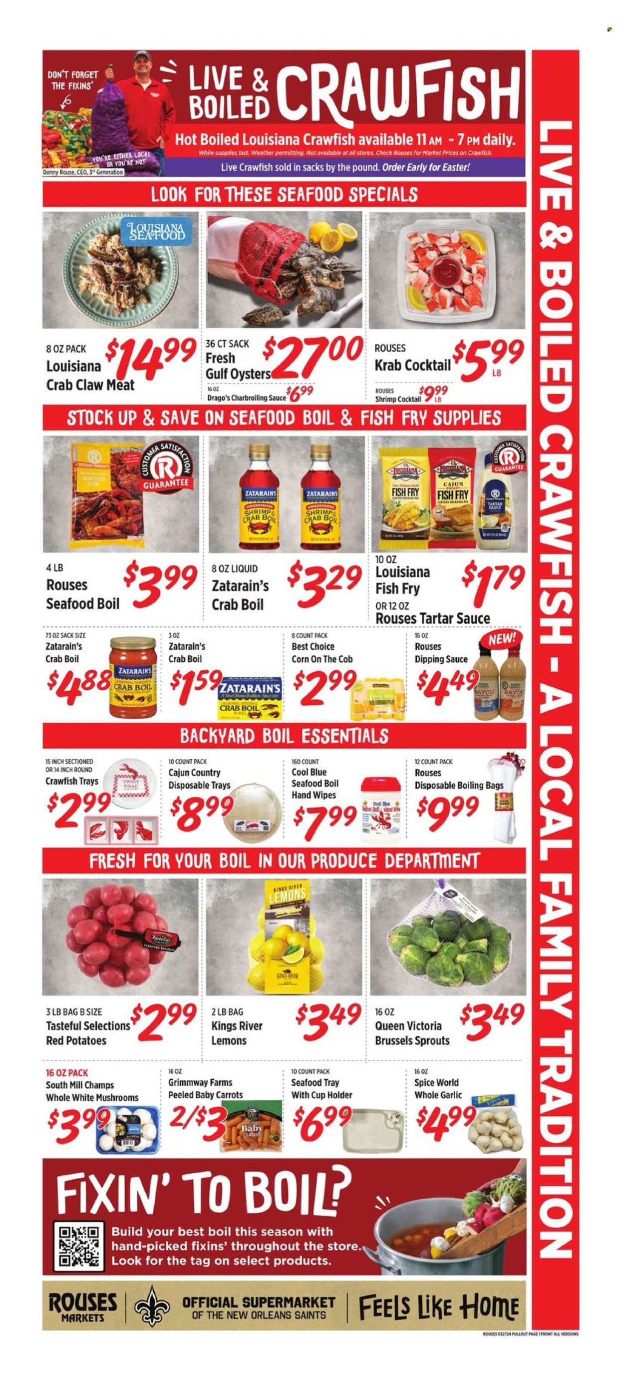 Rouses Markets ad  - 03.27.2024 - 04.03.2024.