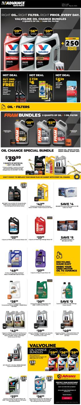 Advance Auto Parts - March - May